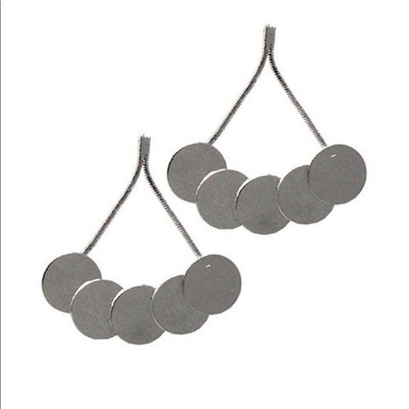 ** 5 for $20**Metal circle drop post earrings - Picture 1 of 4